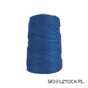 sznurek bawelniany niebieski 3mm