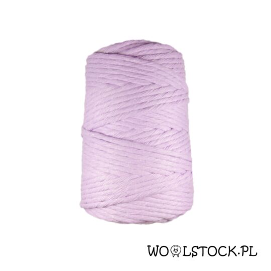 sznurek bawelniany 5mm liliowy